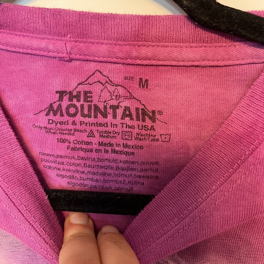 The Mountiqn Katy Rewstob Tie Dye Unicorn Tee Kids M - Picture 3 of 5